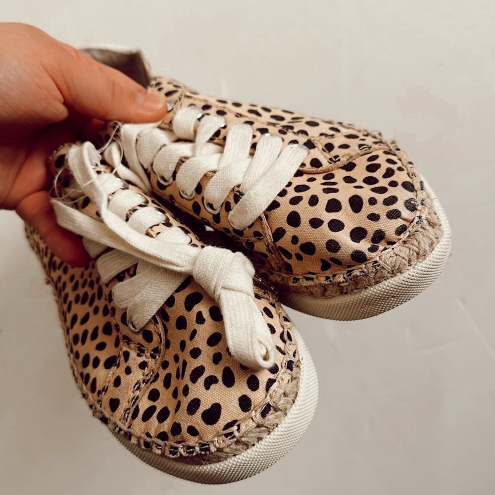 NWOT Dolce Vita Leopard Canvas Morris Shoes Espadrilles - Picture 4 of 8
